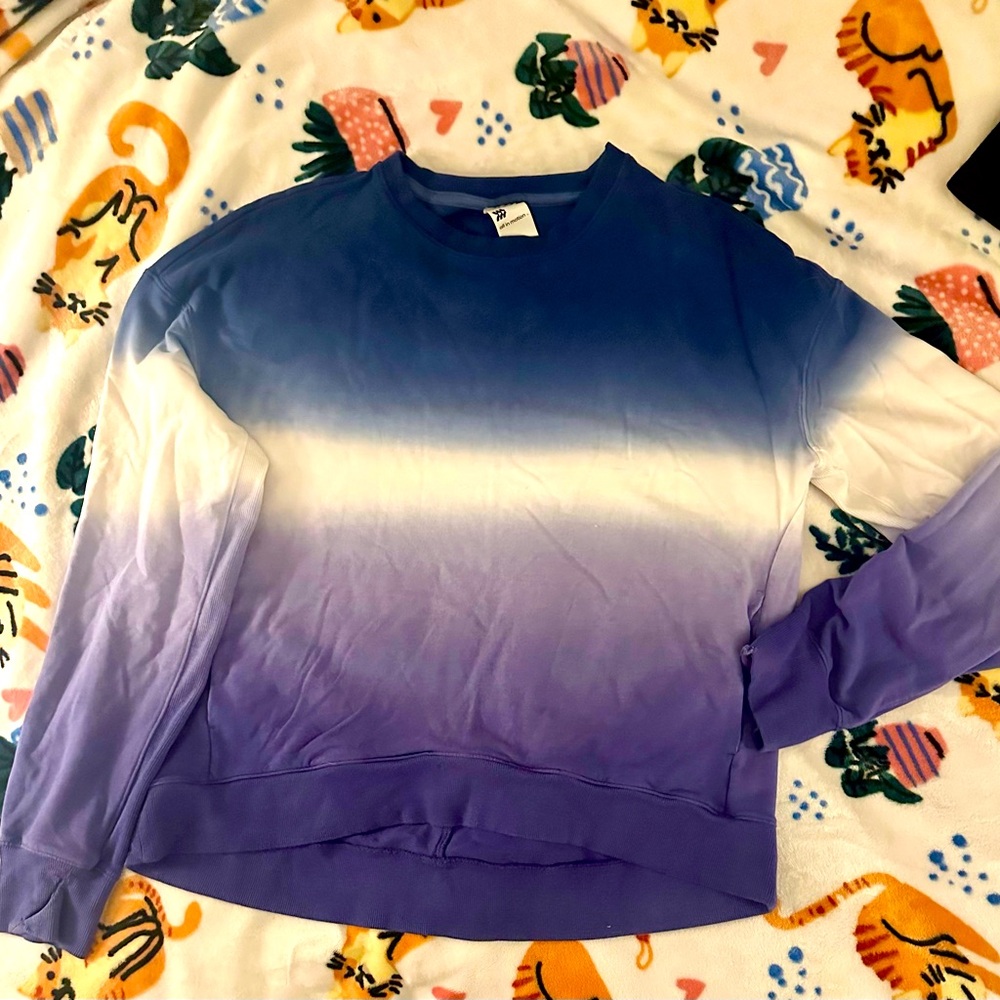 Blue active wear sweater from Target